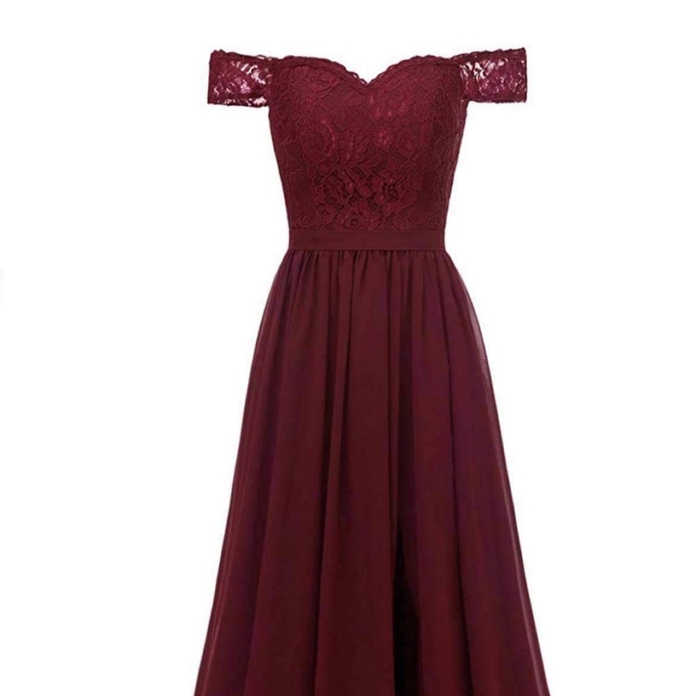 Lamosi Off Shoulder Long dress